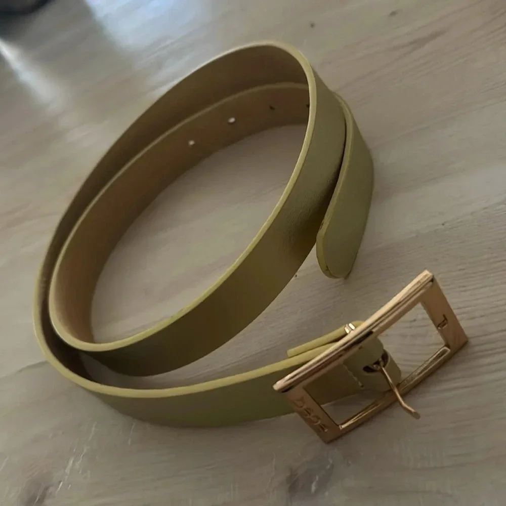 Bebe gold toned belt